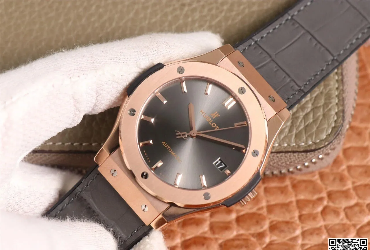 Hublot Classic Fusion 511.OX.7081.LR WWF Factory 1:1 Best Edition Replica Watch Gray Strap